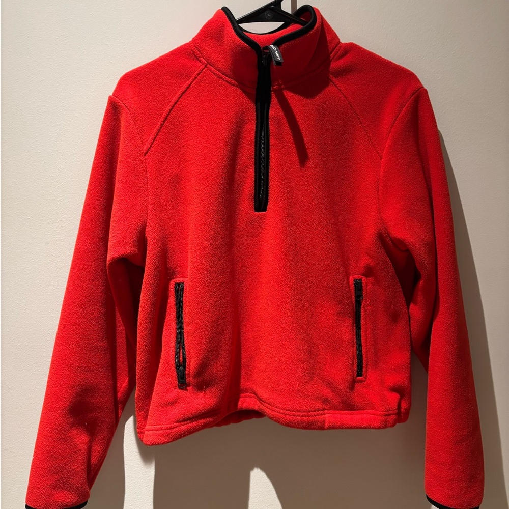Old Navy Bright Red Fleece